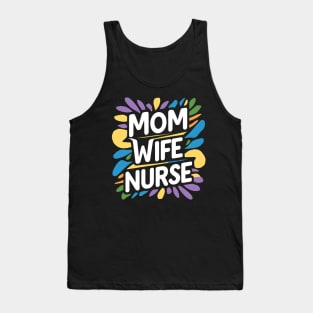 Mom Wife Nurse Tank Top